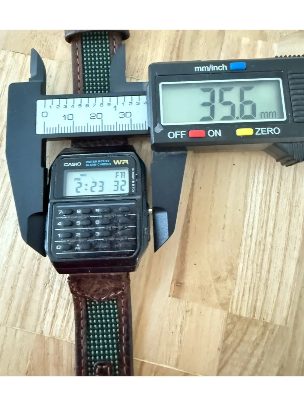 Vintage Casio CA-53W calculator watch NEW BATTERY